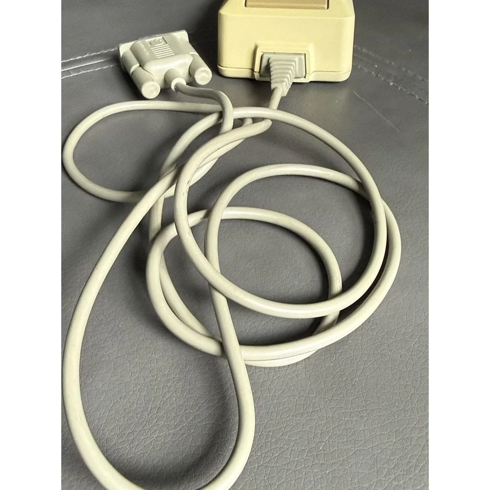 Vintage 80s Original Apple M0100 Macintosh Computer Mouse Made In USA Retro Tech